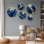Wallity Yats-49 Conjunto de 5 cuadros decorativos multicolor